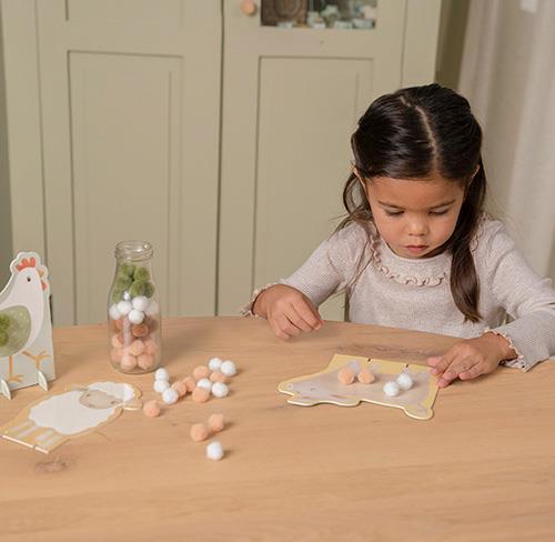 Craft set Pom-pom Little Farm