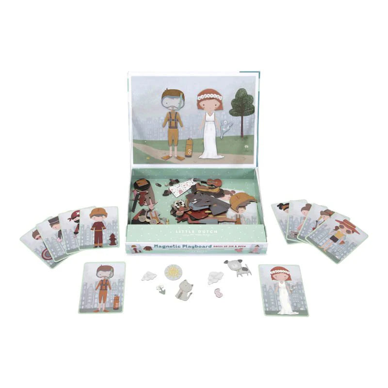 Magnetic play board Rosa and Jim