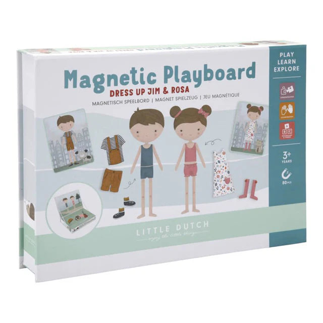 Magnetic play board Rosa and Jim