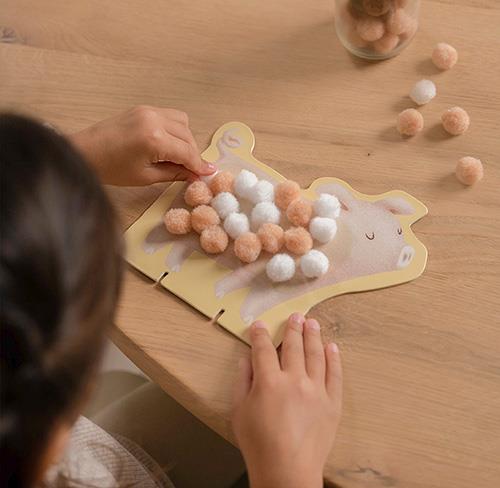 Craft set Pom-Pom Little Farm