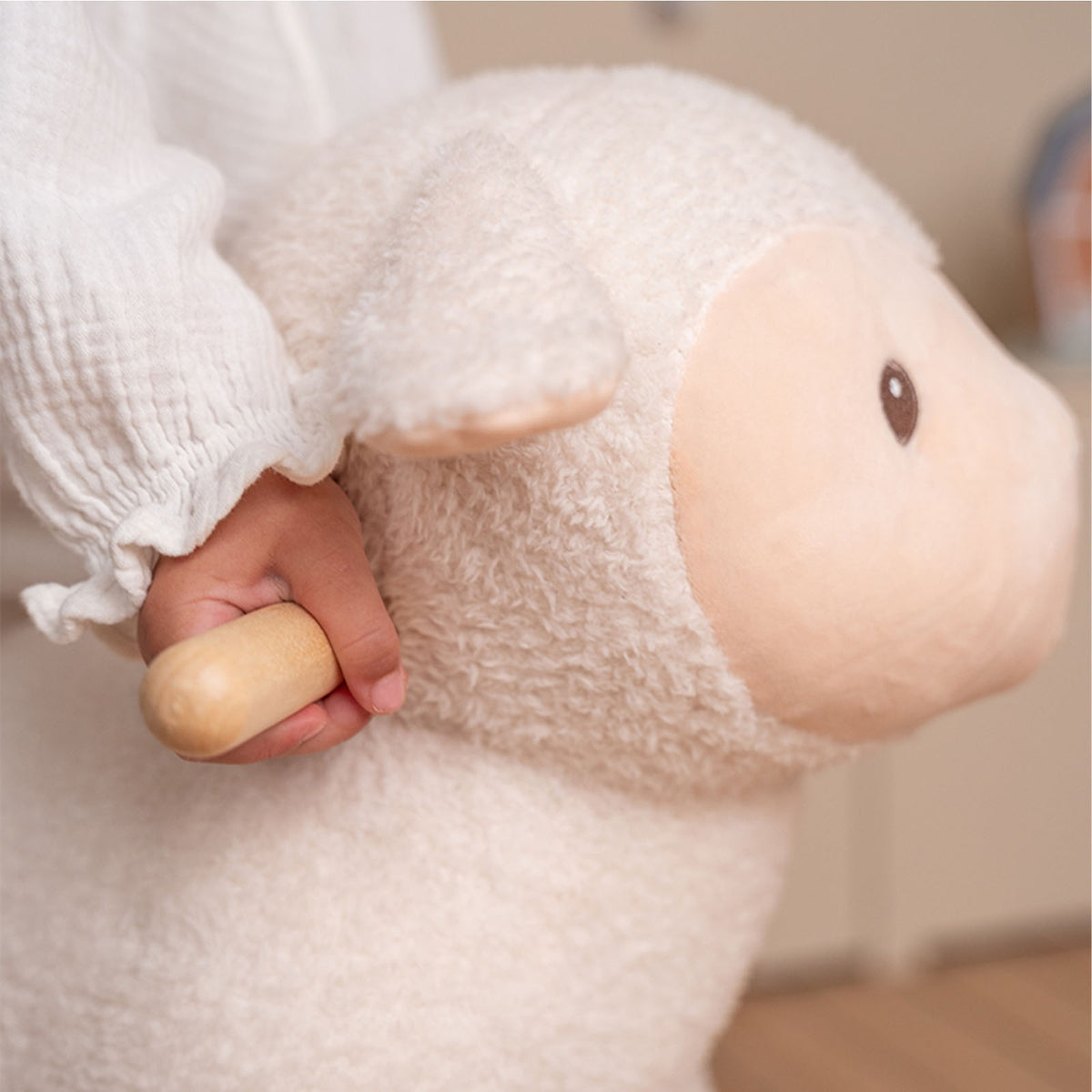 Wooden Rocking Sheep - little farm