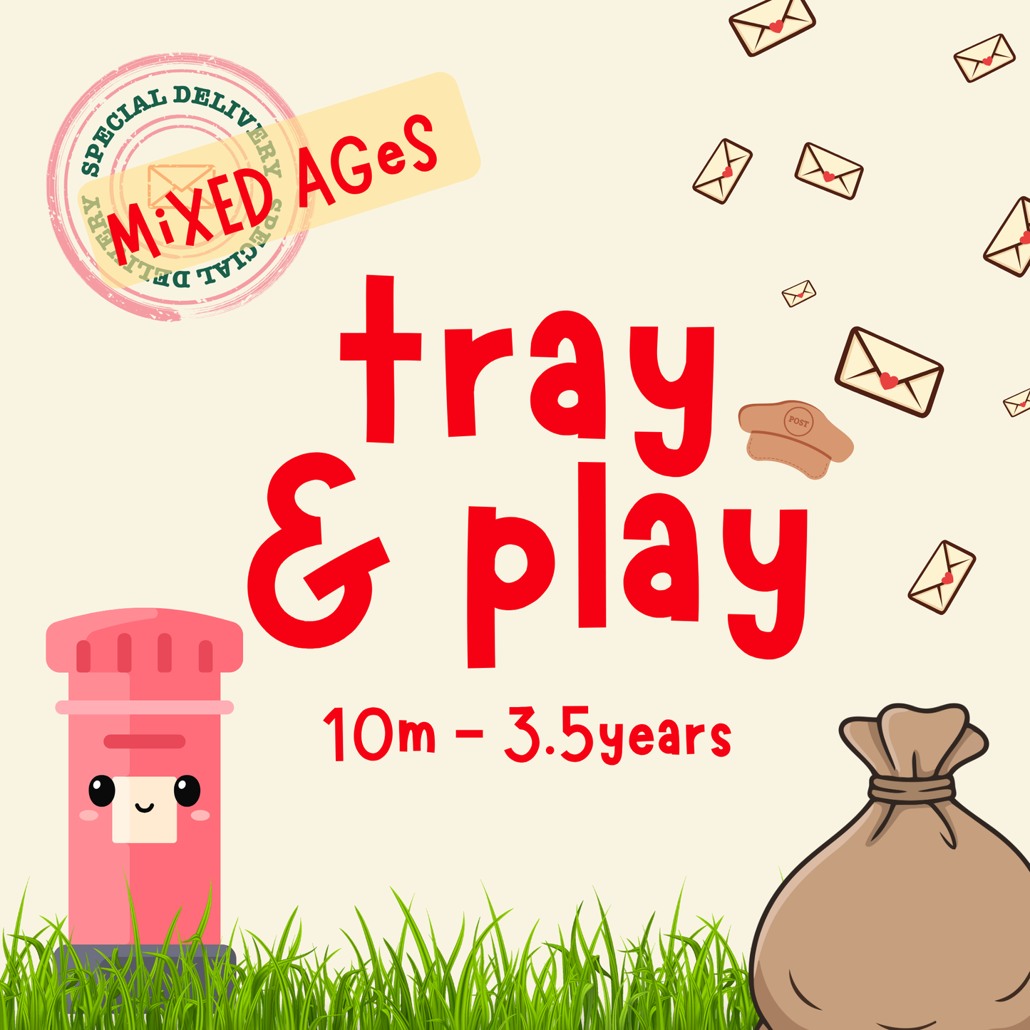 Mini Posties Tray & Play | Thursday 15th October | 10am