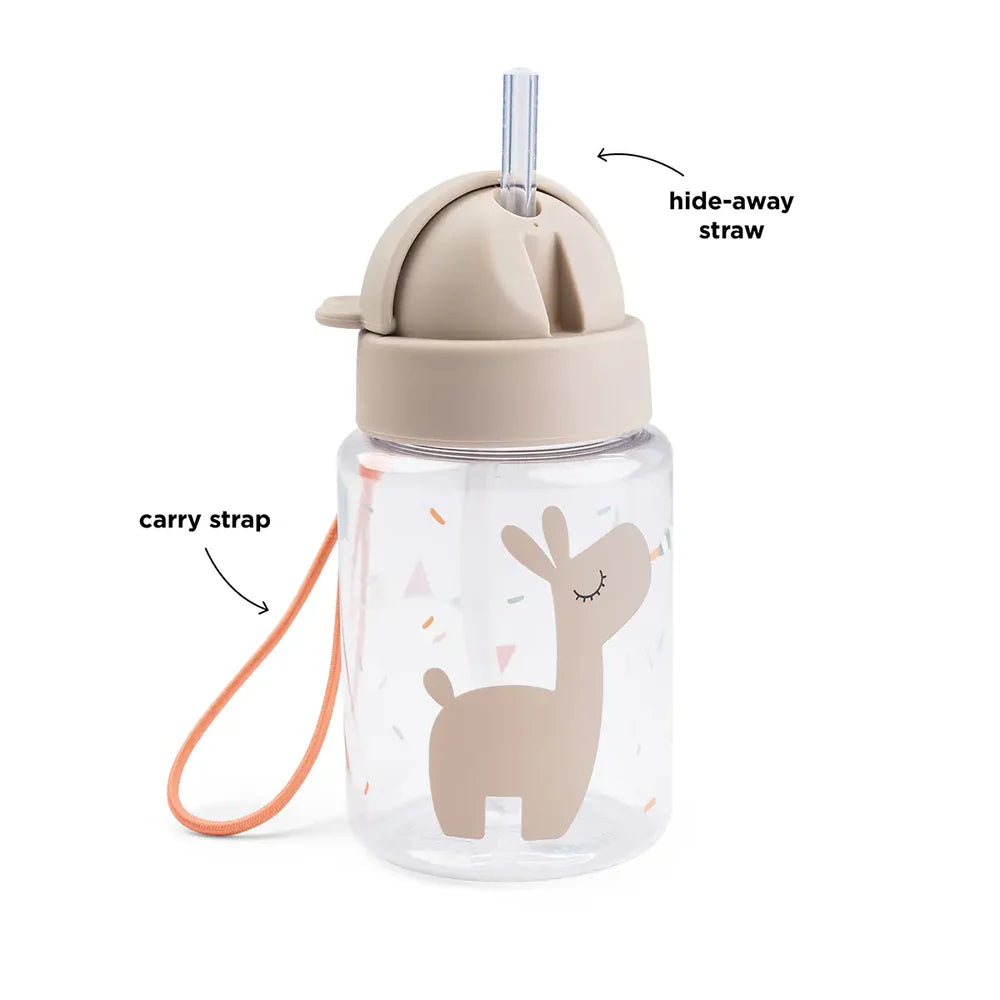 Straw bottle - Sand