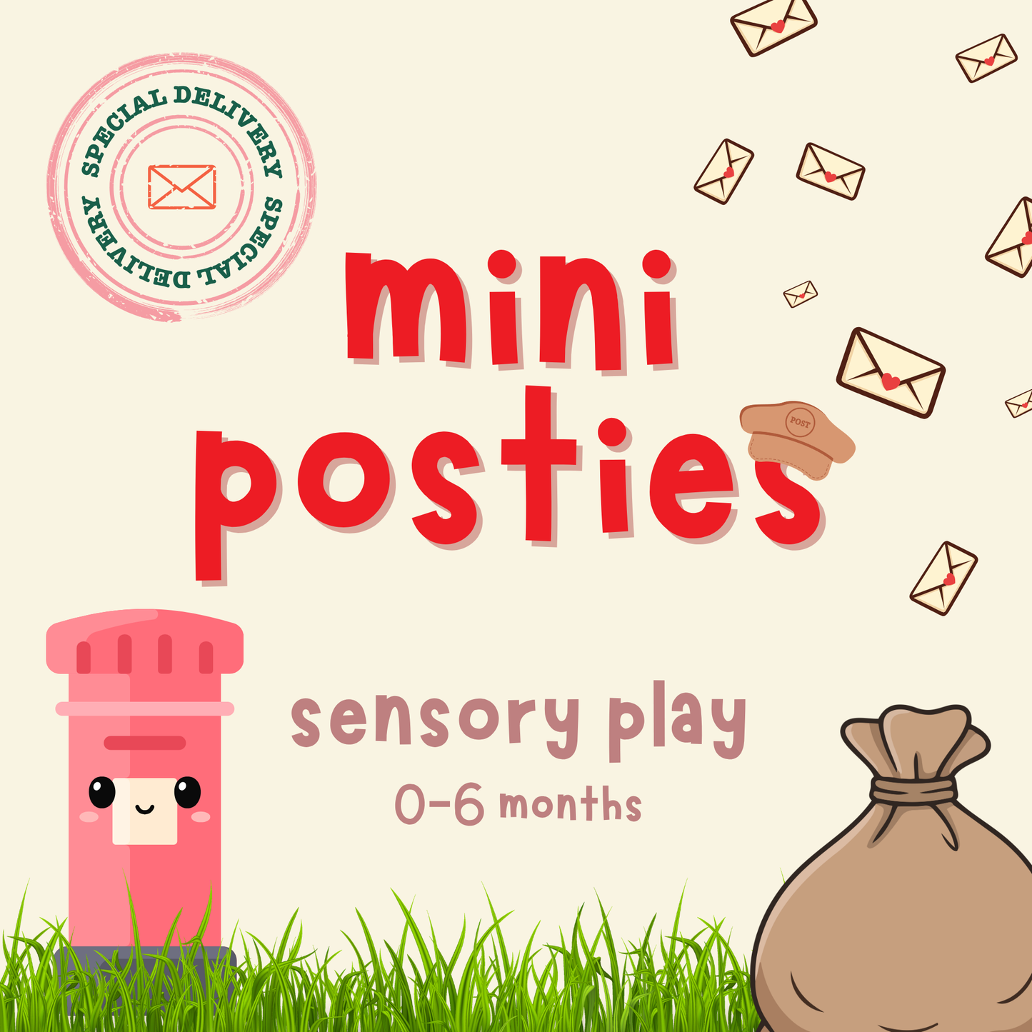 Mini Postie Sensory | 0-6 months | Various Dates