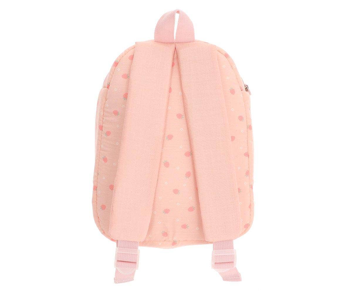 Strawberries Pink Doll Backpack