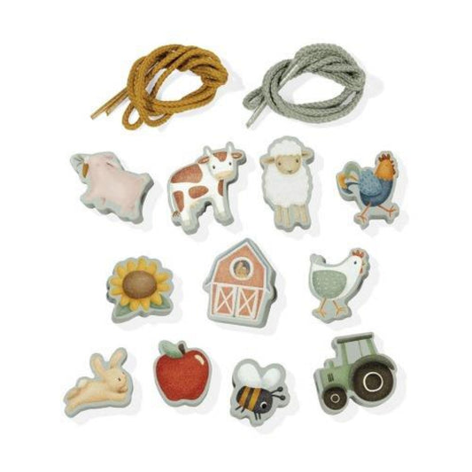 Lacing Beads - little farm