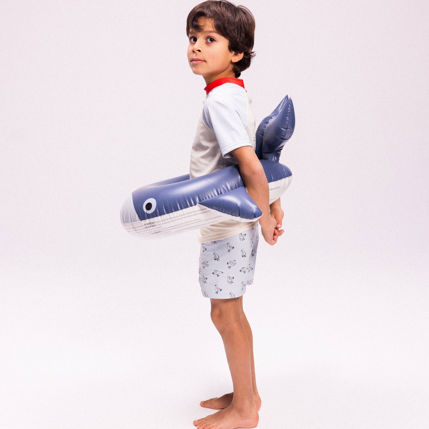 Swim Ring - Whale - Blue - Walter Whale - Ø 55 cm