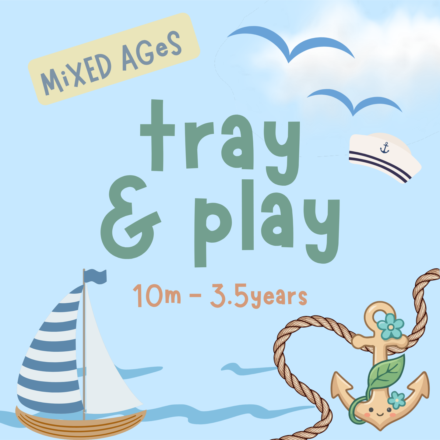 Bébé Sailors Tray & Play | Friday 21st August | 10.30am