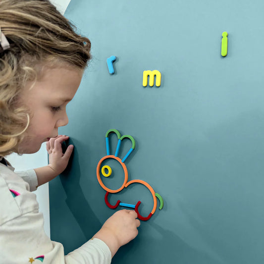 Archie & Mags Magnetic Wall Decal - Teal