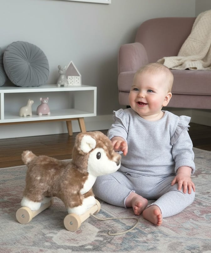 Willow Deer Pull Along Toy