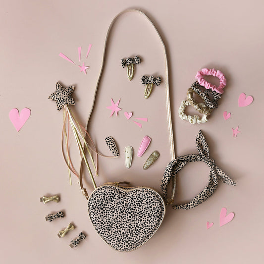 Leopard love tie headband