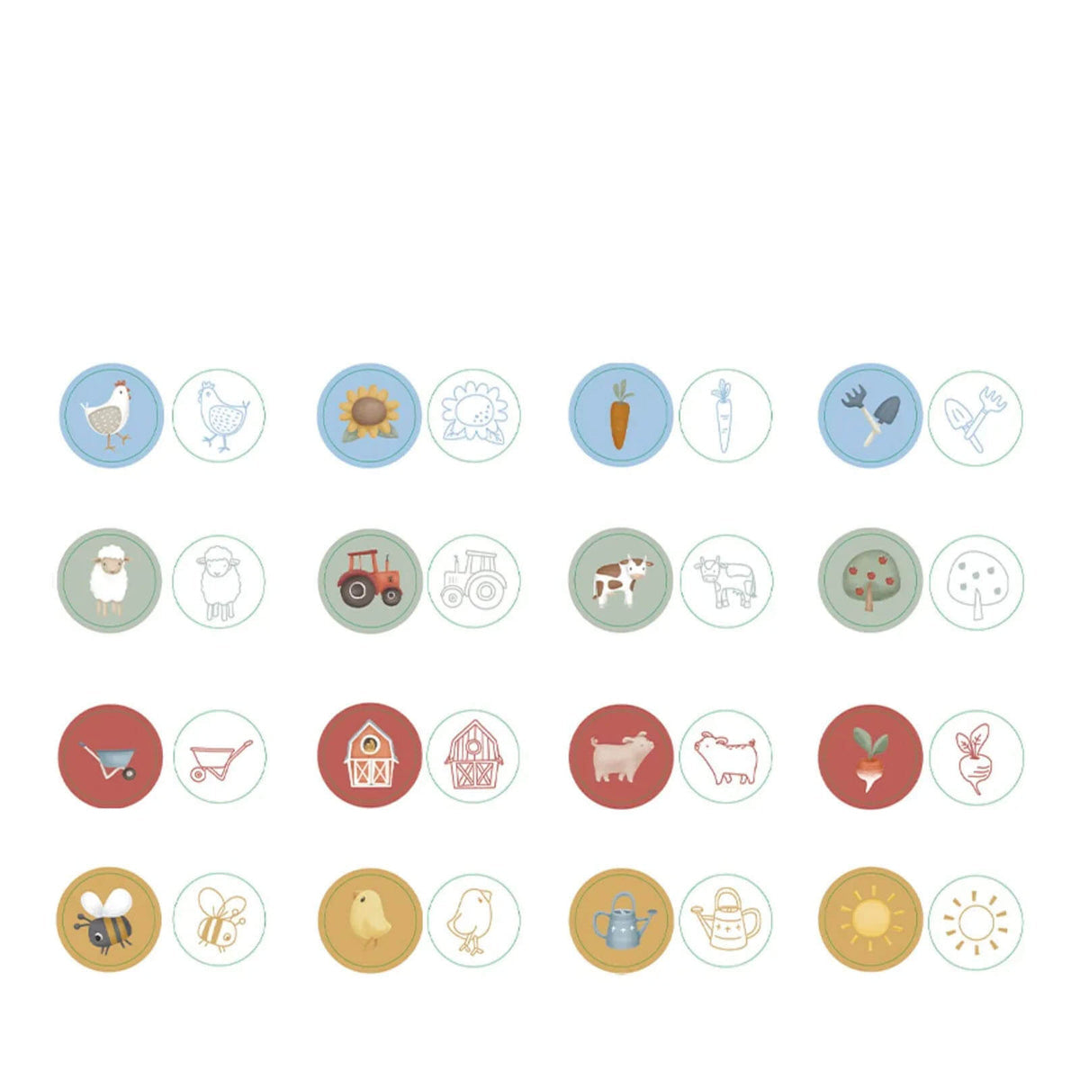 Self inking stamps - little farm