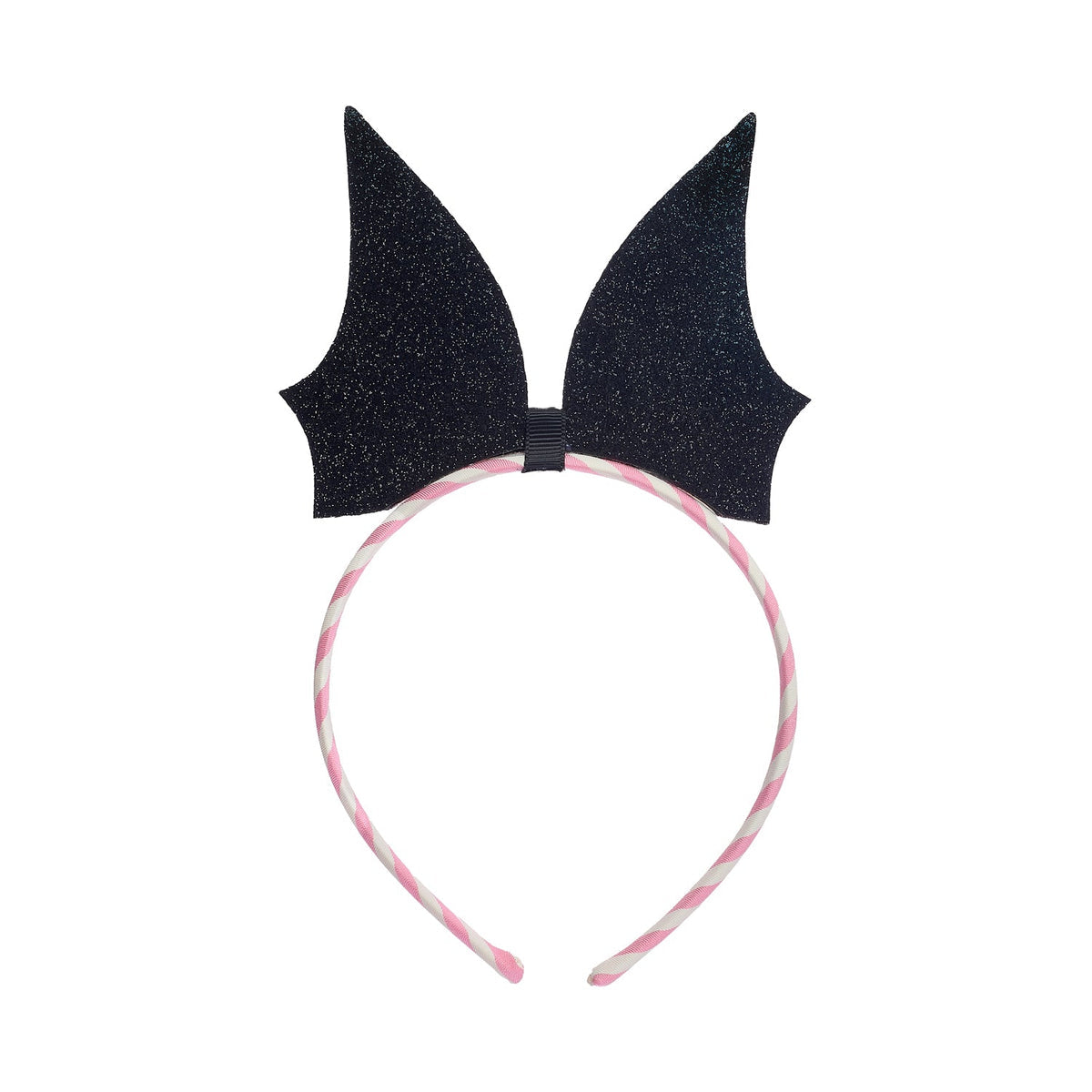 Stripy bat headband