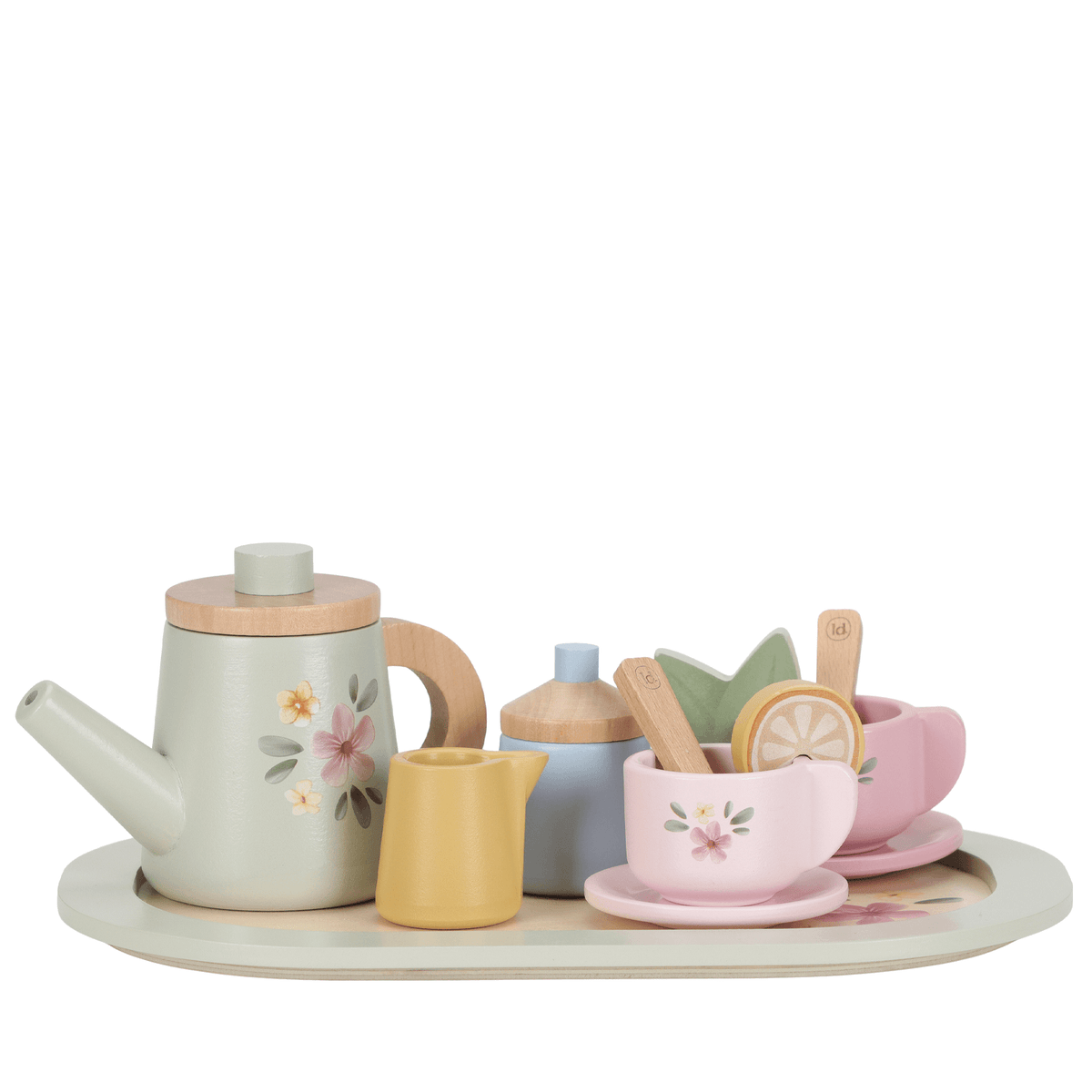 Wooden Tea Set