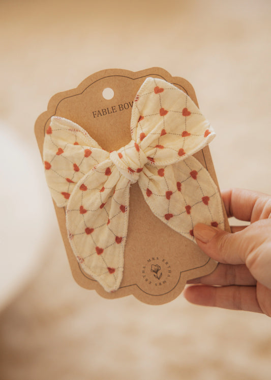 New Fable Bow Clip - Lovely Roots