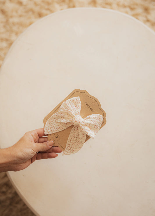 New Fable Bow Clip - Unique Dots