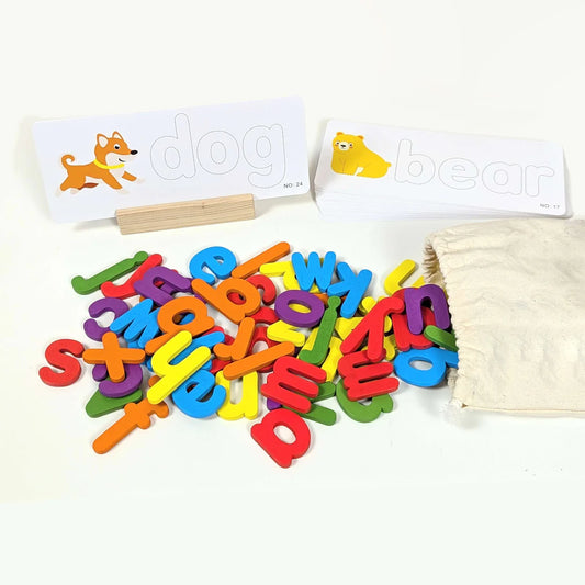 Archie & Mags Magnetic Wooden Letters & Spelling Set