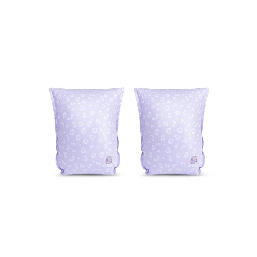 Lilac Leopard Print Arm Bands 2-6 years