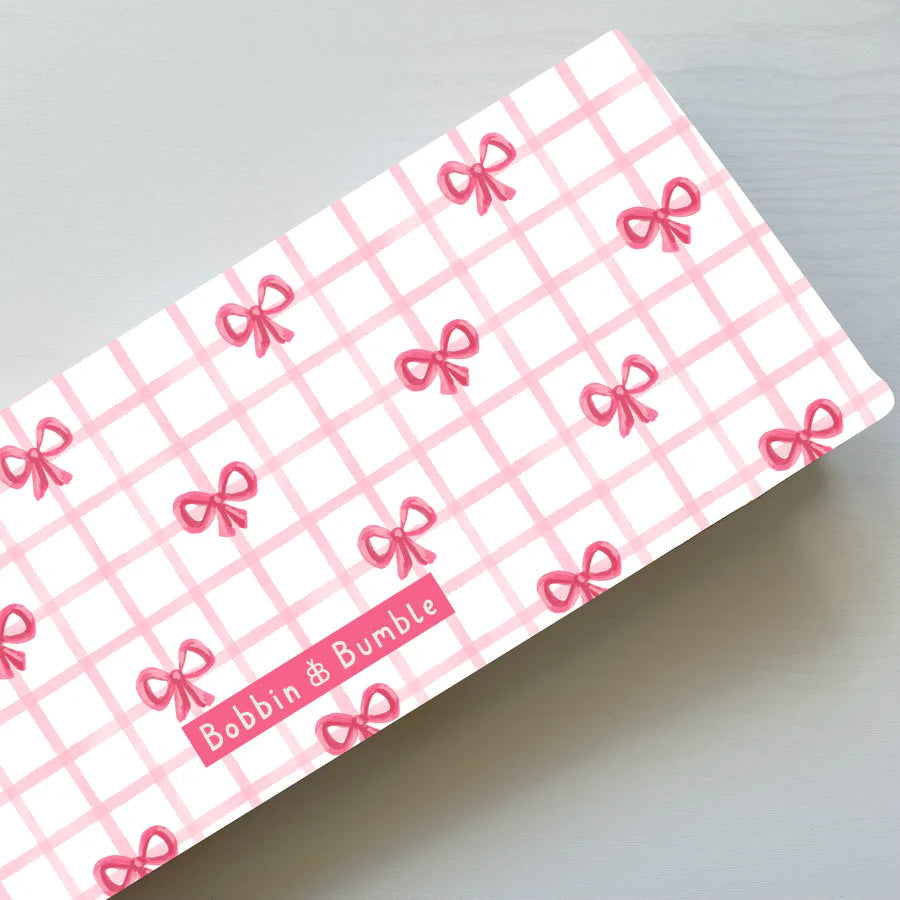Bobbin & Bumble Travel Changing Mat - Pink Bow