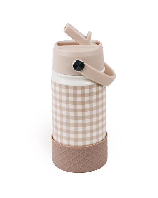 Water Bottle - Stainless Steel - soft squares