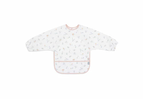 Waterproof Bib with Sleeves - Lovely Birds - One Size