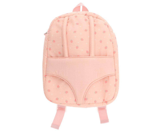 Strawberries Pink Doll Backpack