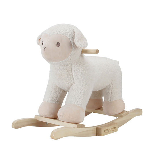 Wooden Rocking Sheep - little farm