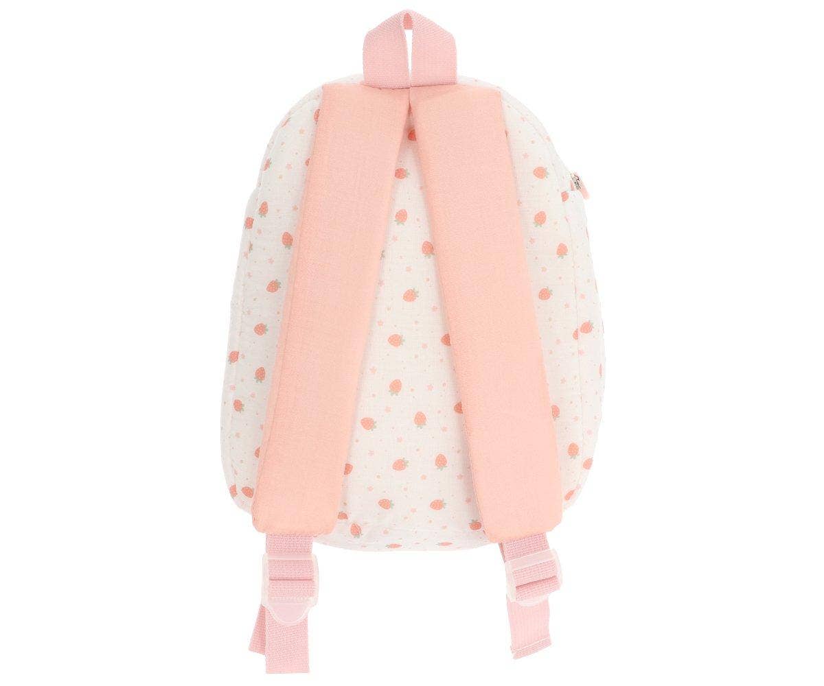 White Strawberries Doll Backpack