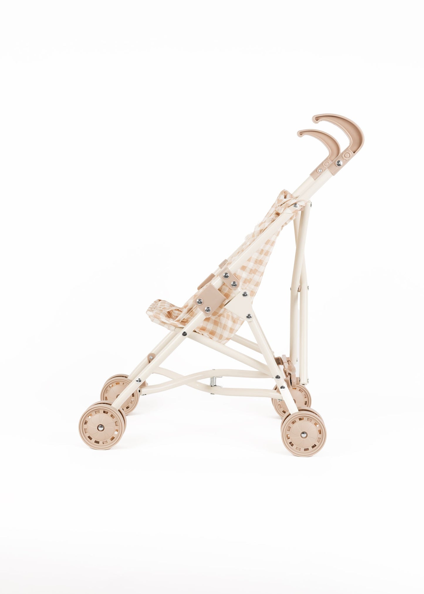 Doll Stroller - soft squares