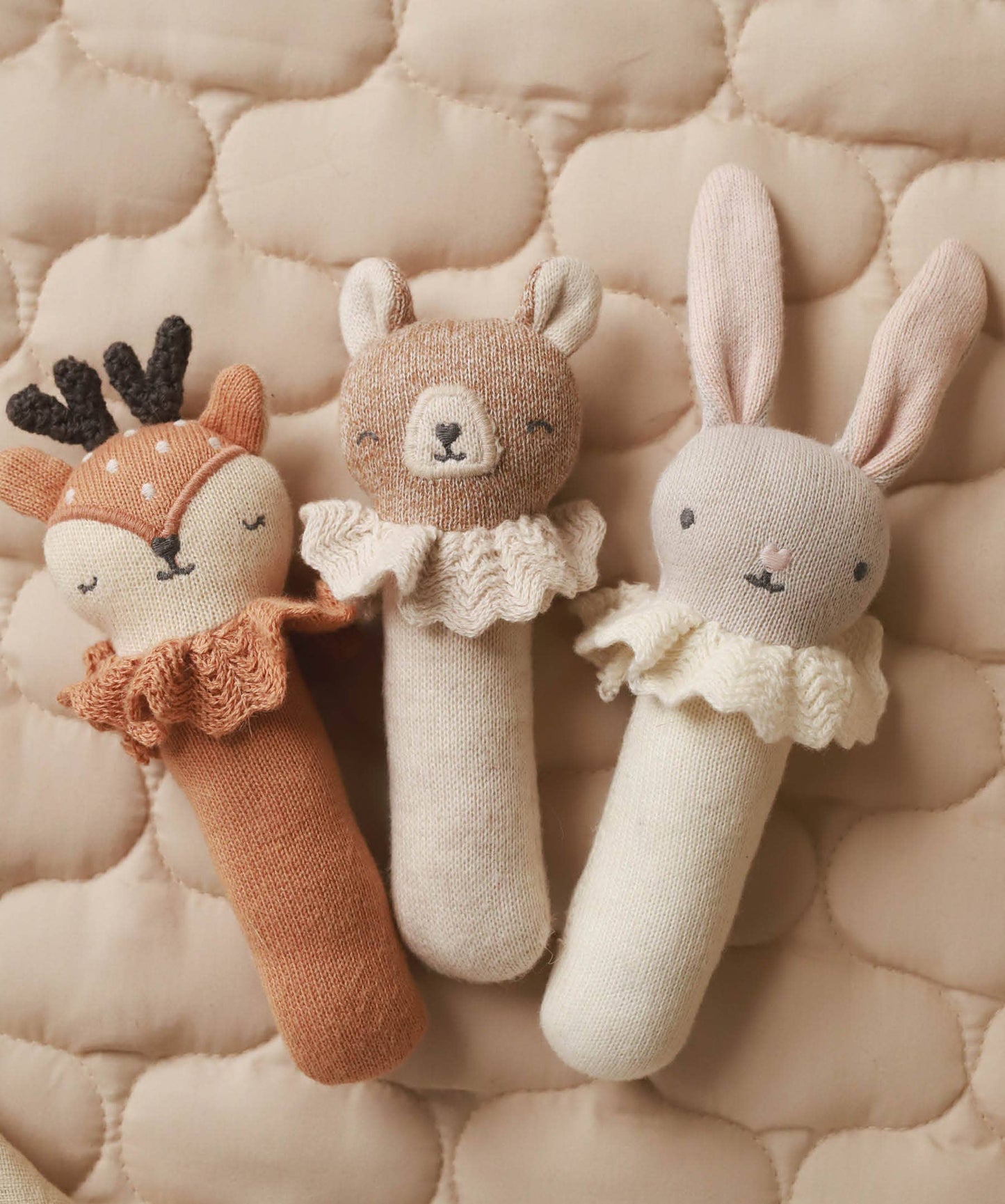 Rattle - Blushing Bunny