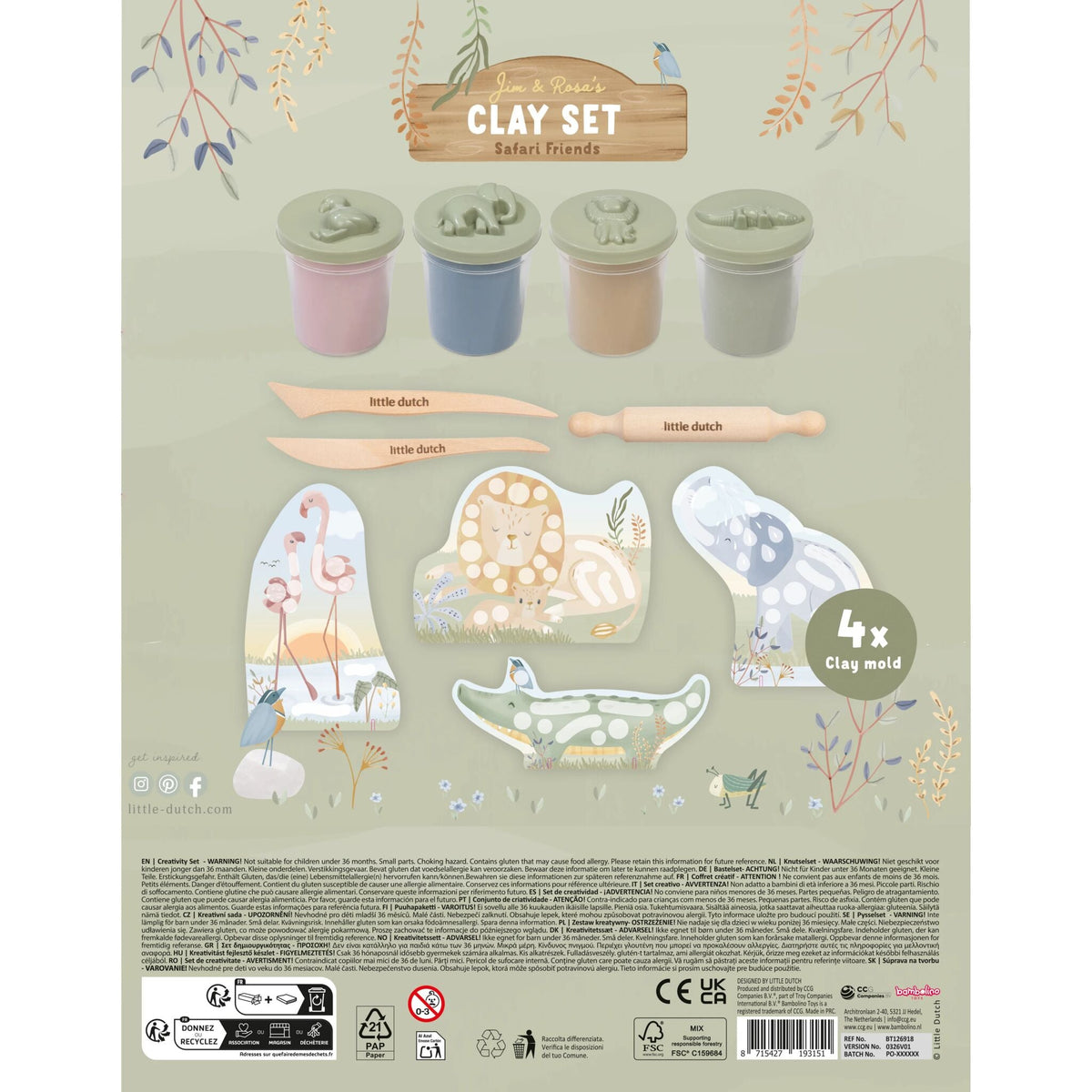 Safari Clay Set