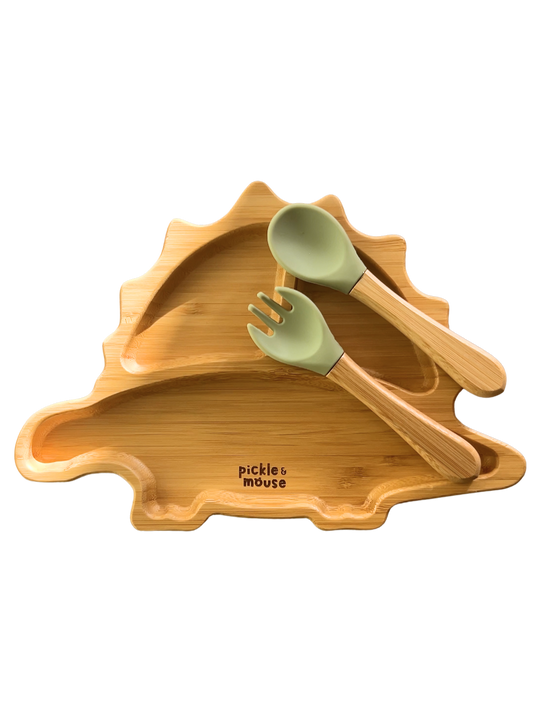 Suction plate set - Sage Dino