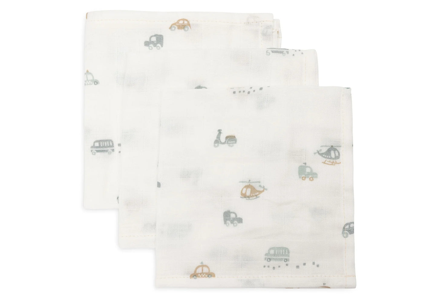 'On the go' Muslins - 3 pack