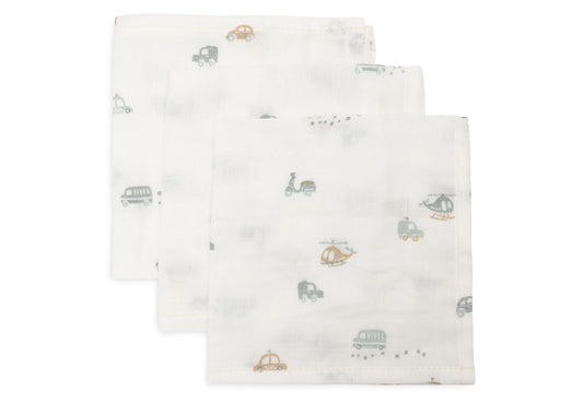 'On the go' Muslins - 3 pack