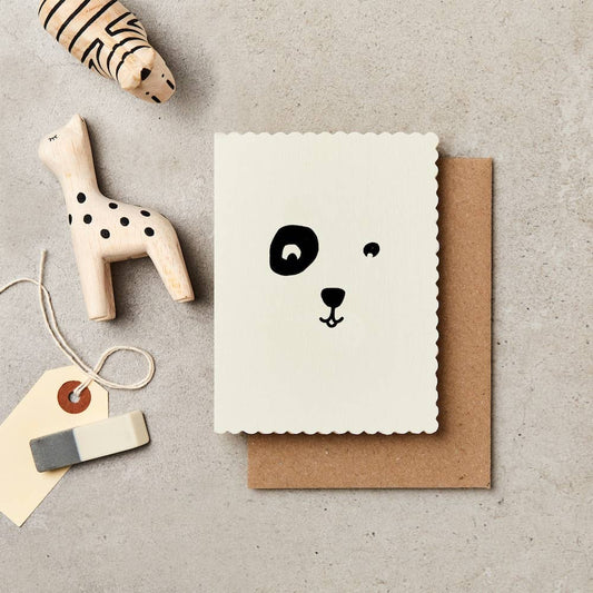 Pup Face Mini Card