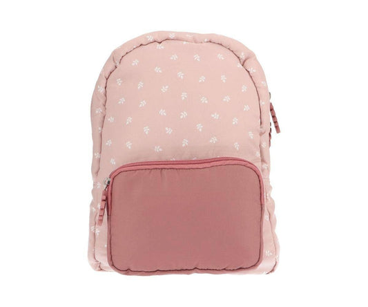 Padded Children's Backpack Leaves Pink