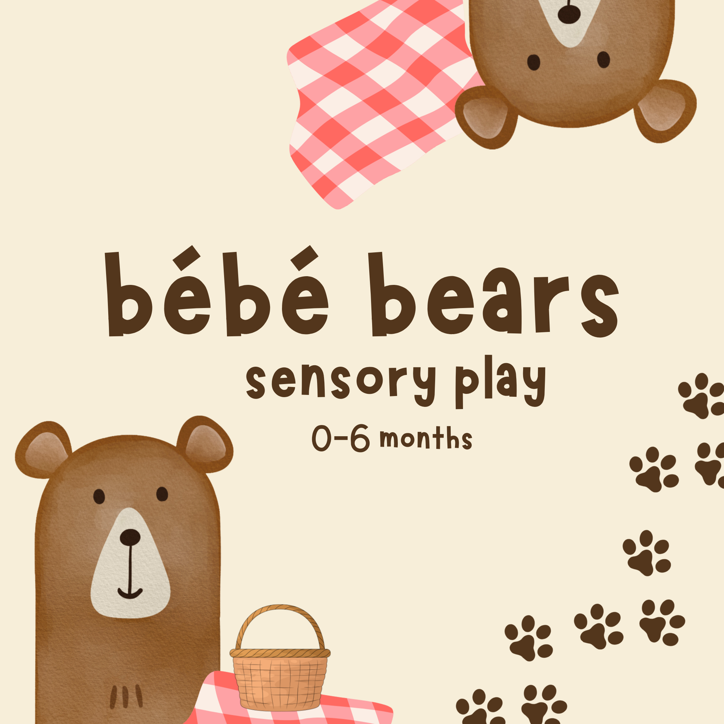 Bébé bears sensory play 0-6m | various dates