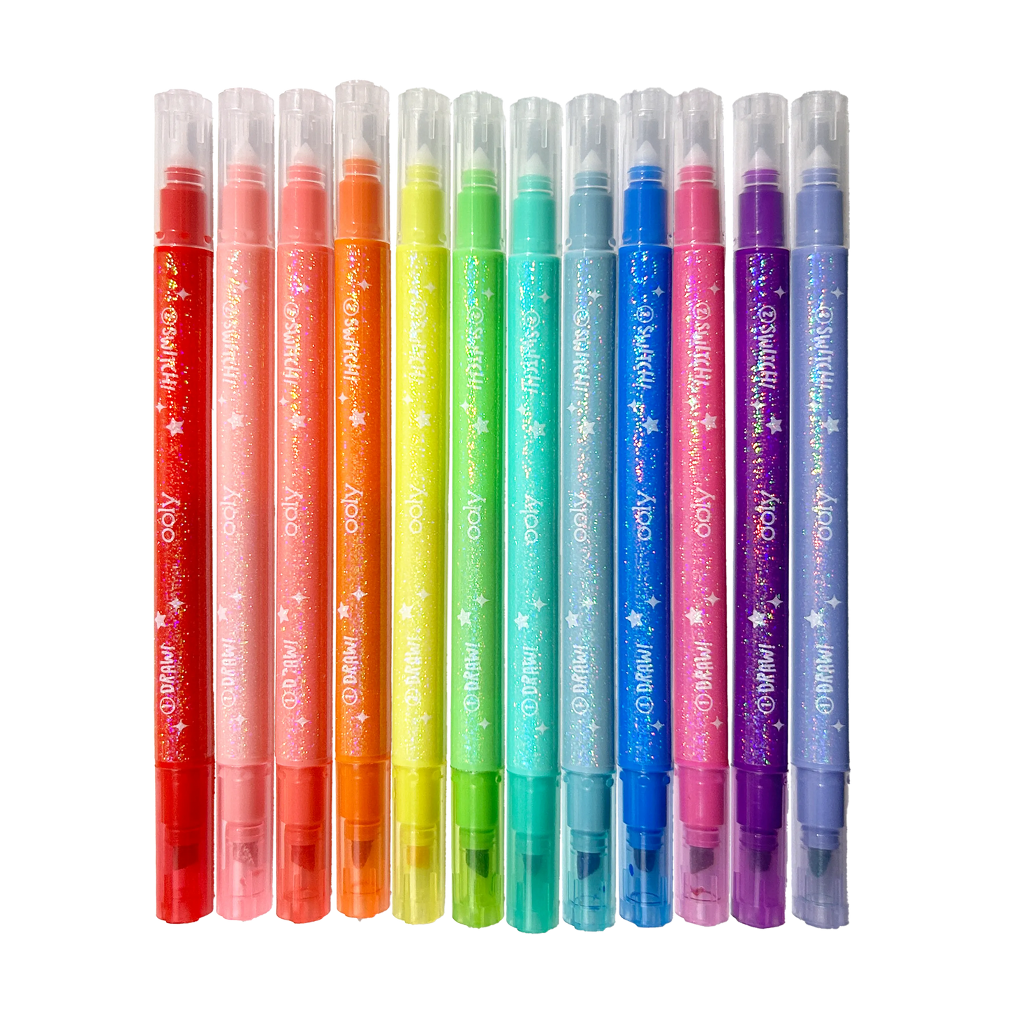Ooly Switch-eroo!: Sparkle Glittery Color-Changing Markers