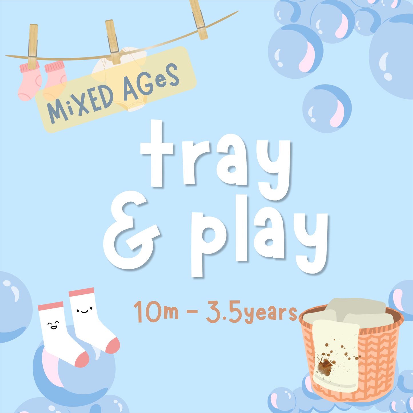 Little Launderette Tray & Play | Thursday 24th September | 10am