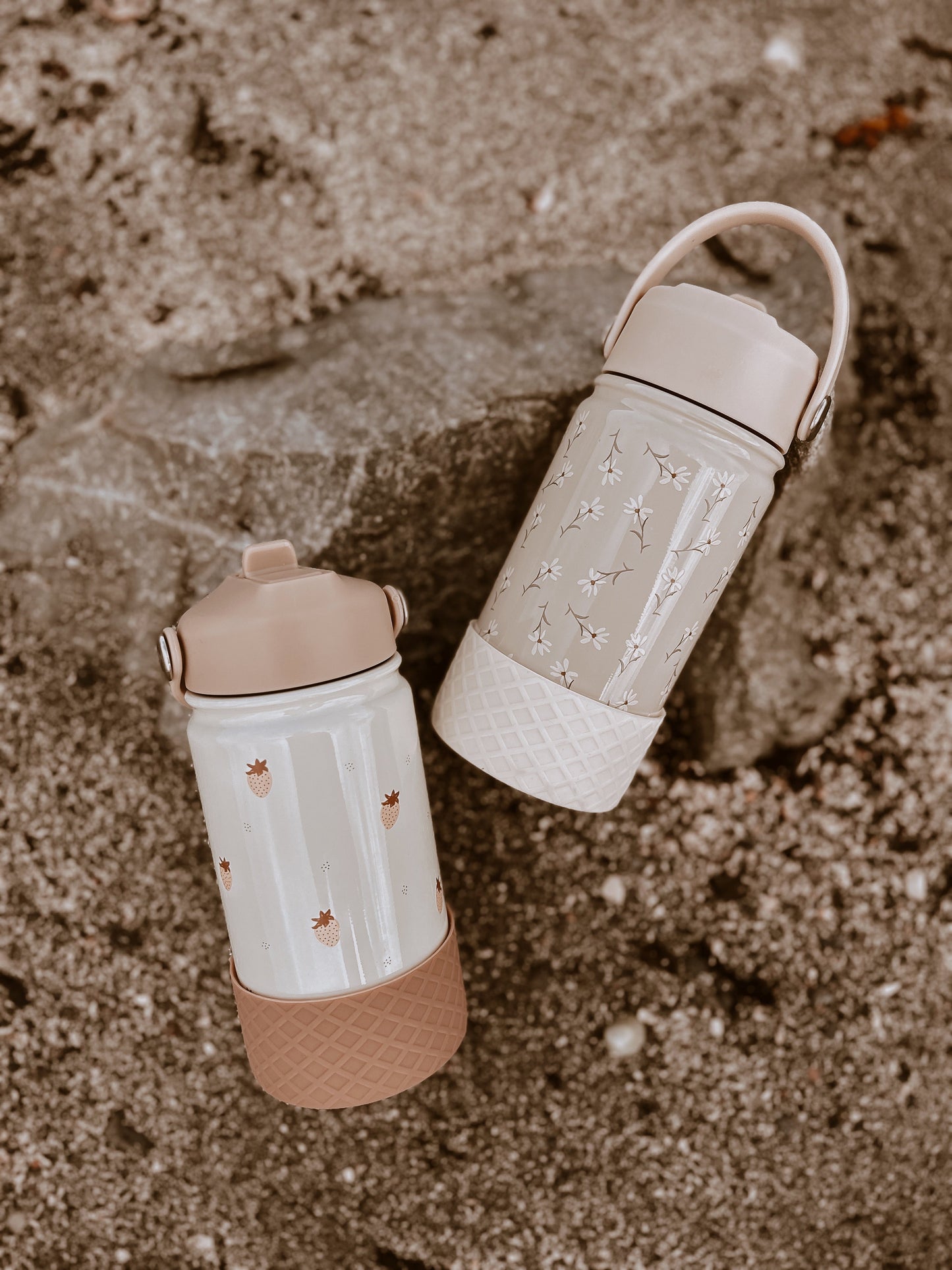 Water Bottle - Stainless Steel - Daisies