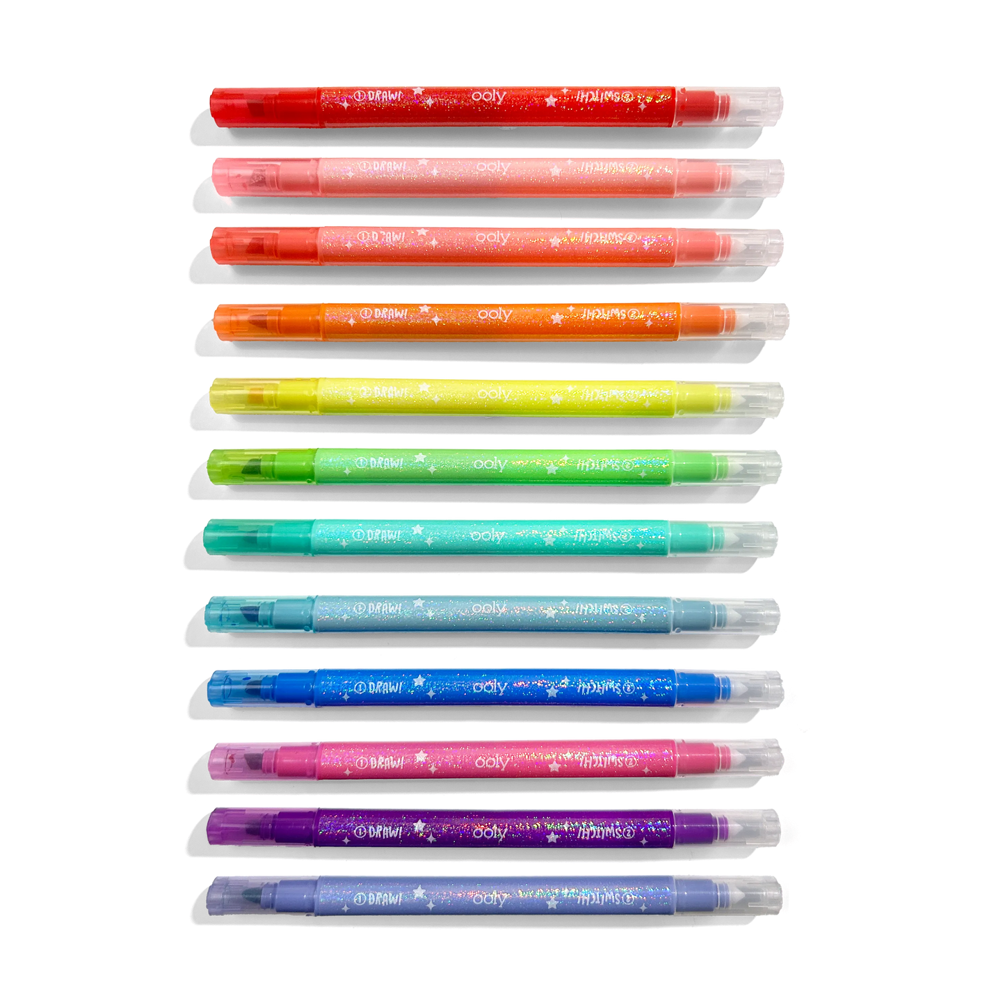Ooly Switch-eroo!: Sparkle Glittery Color-Changing Markers