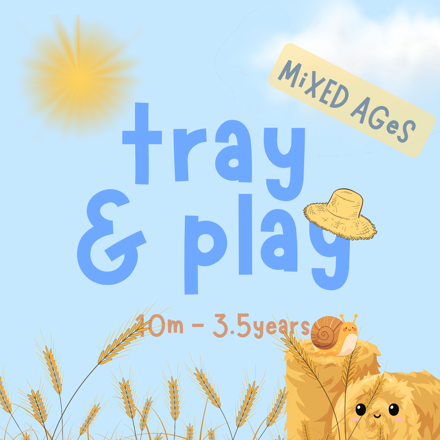 Happy Harvesters Tray & Play | Thursday 1st October | 10am