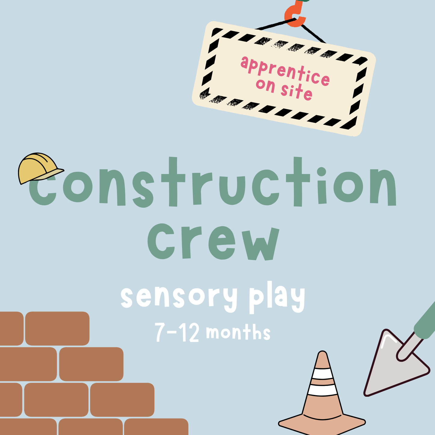 Construction Crew sensory 7-12 months | Tuesday 24th March | 10am
