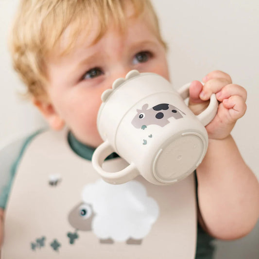 Foodie spout cup - Tiny Farm - Sand