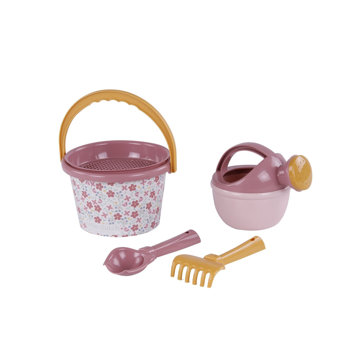 5 Piece Beach Set - Pink Flowers