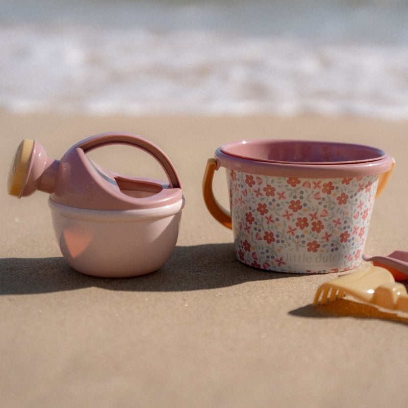 5 Piece Beach Set - Pink Flowers