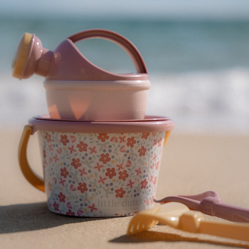 5 Piece Beach Set - Pink Flowers