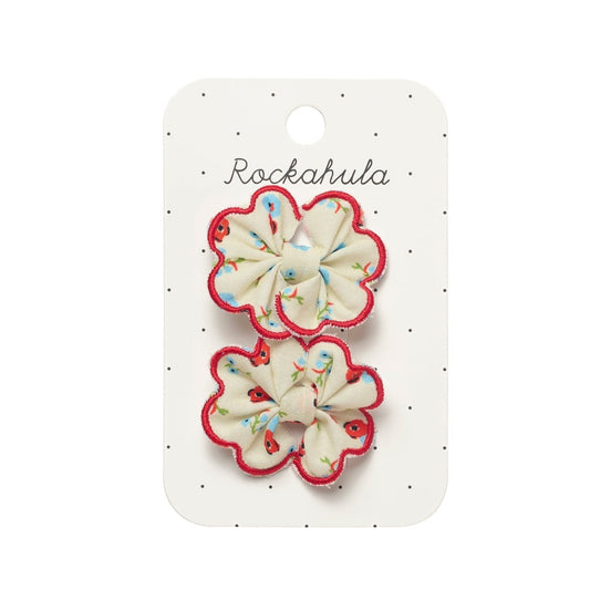 Rockahula Martha Ditsy Scallop Bow Clips
