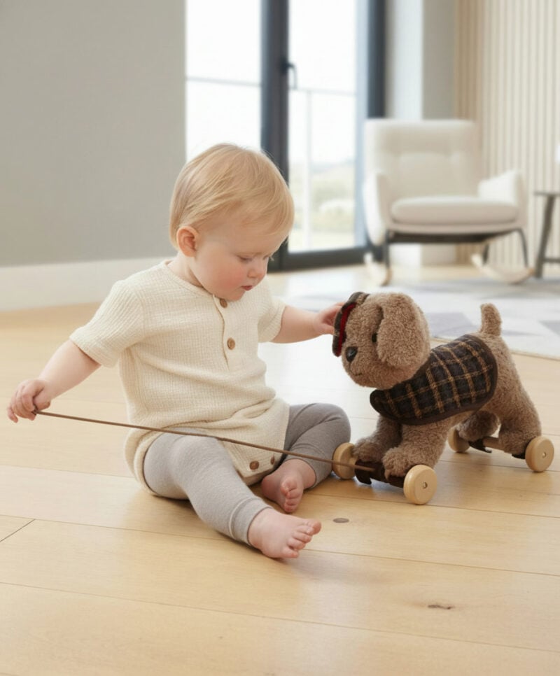 Percy Pup Pull Along Toy