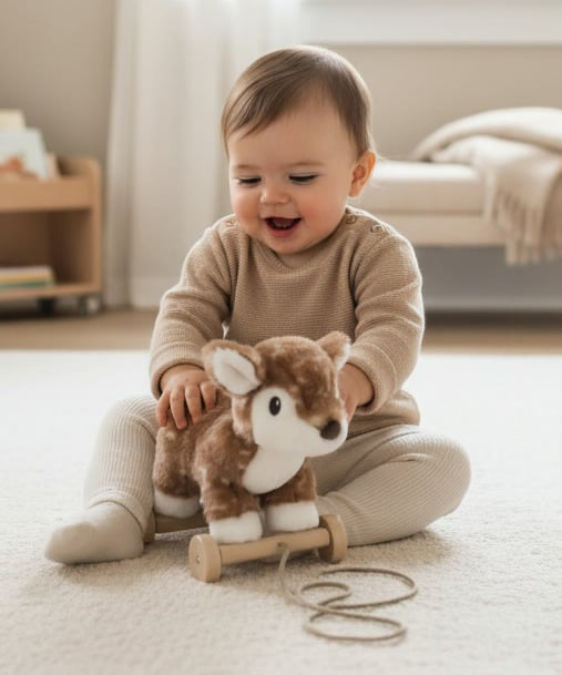 Willow Deer Pull Along Toy